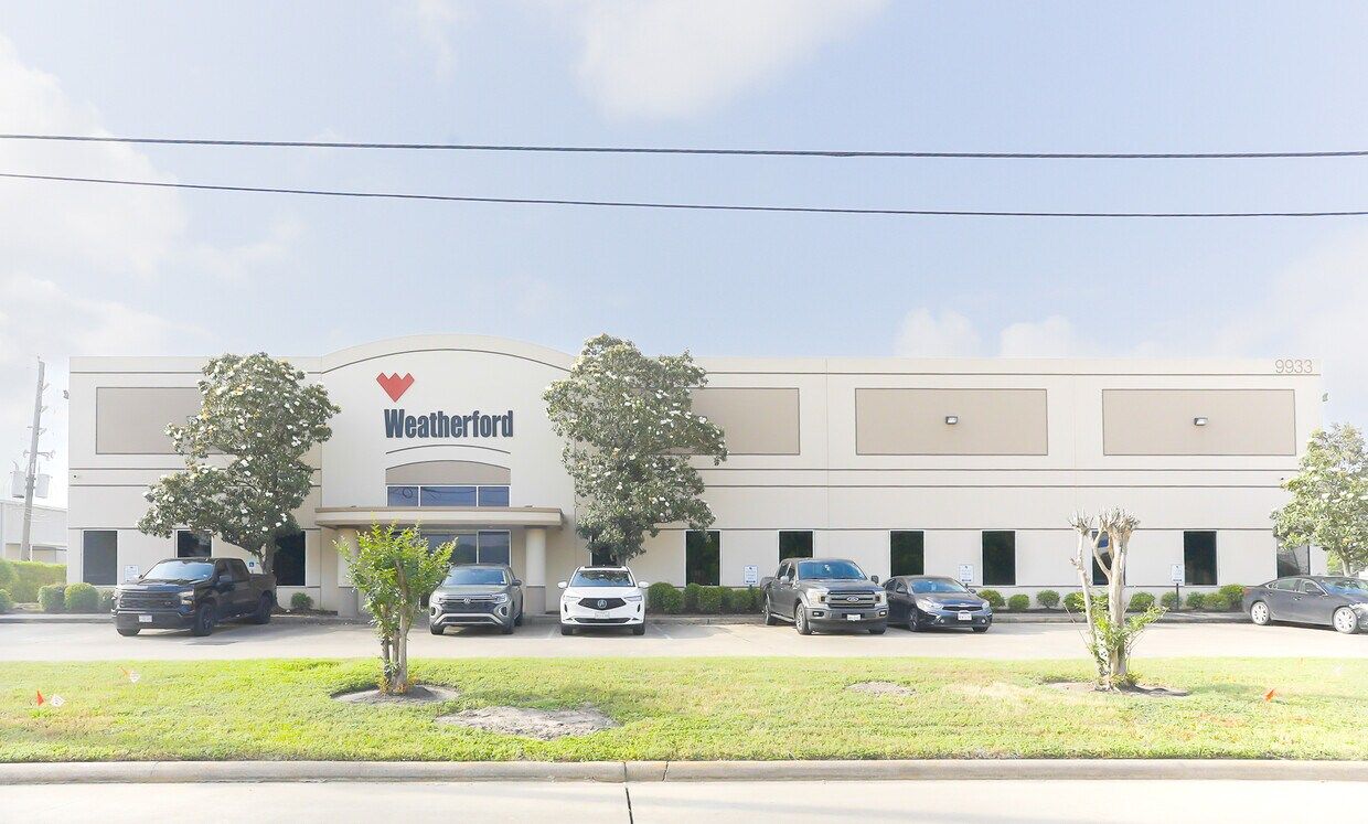 Front of the office and warehouse building at 9933 Regal Row